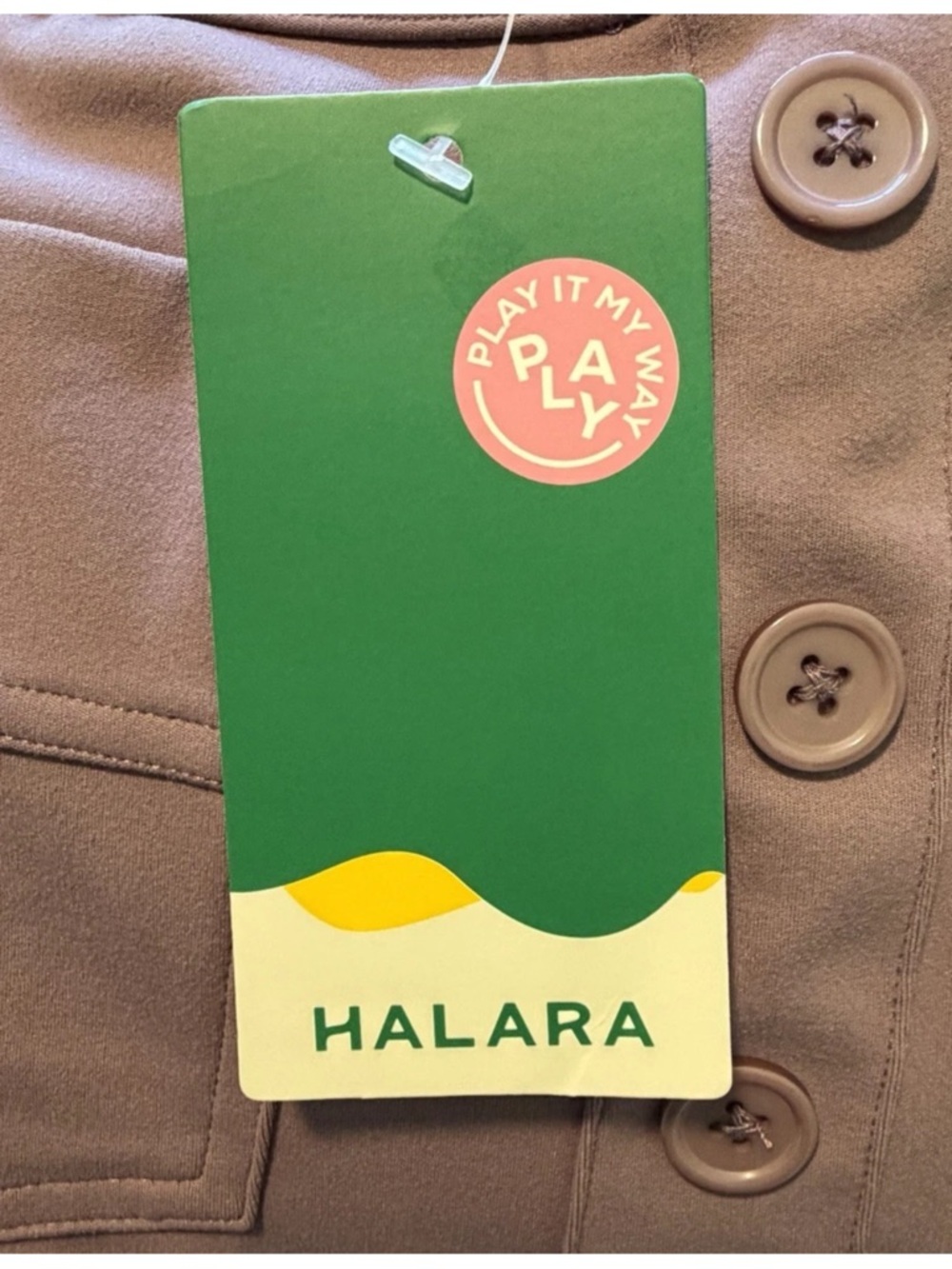 HALARA DayStretch High Waisted Pockets Straight Leg Casual Pants Size M Petite - Picture 8 of 13